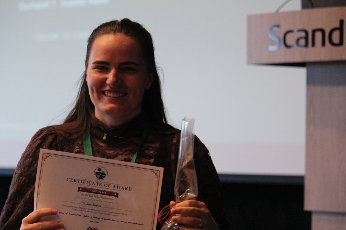 Poster prize winner at NPBC 2026